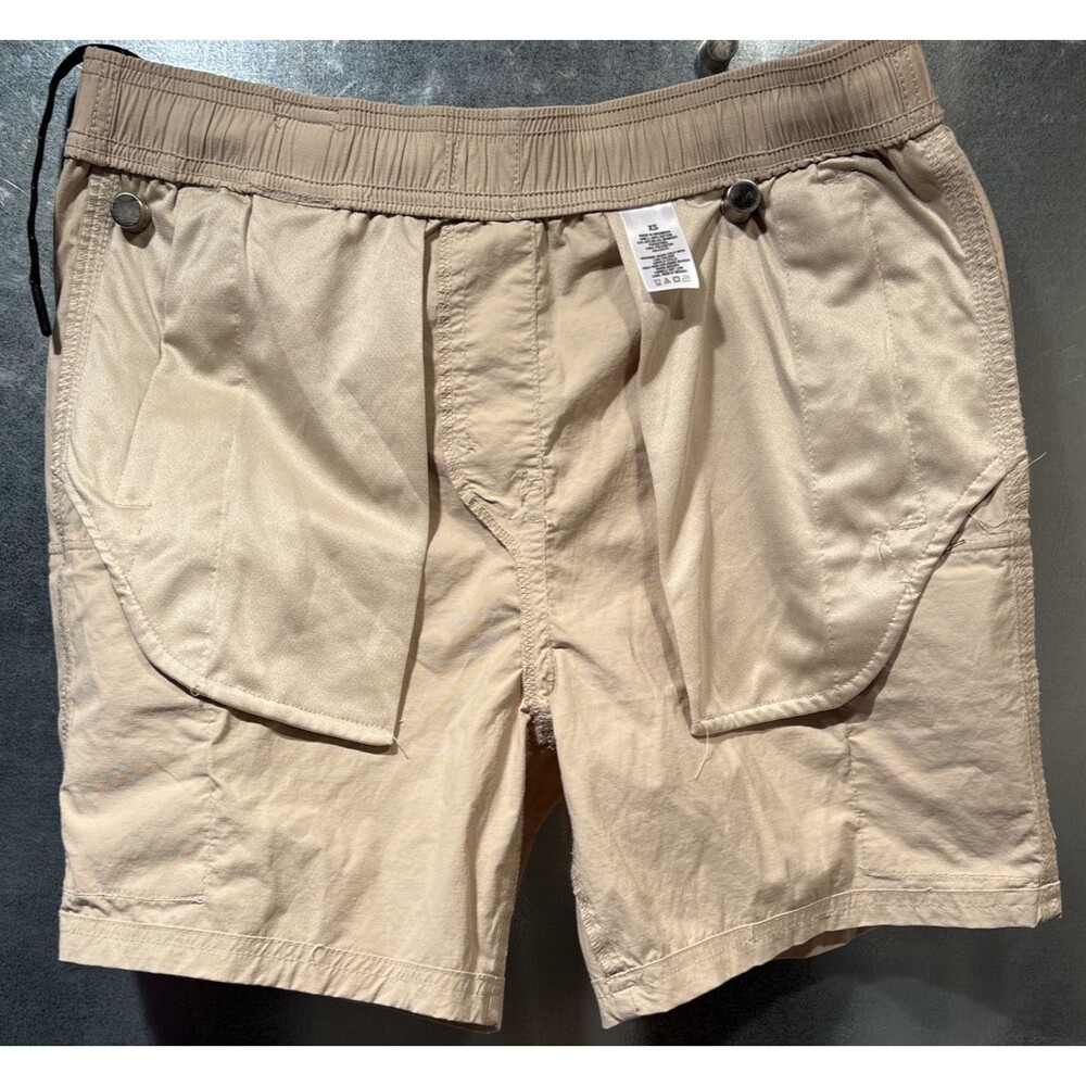 Aeropostale Tech Utility Cargo Jogger Shorts Stretch Beige Men’s XS 6" 28" Waist - Picture 14 of 16